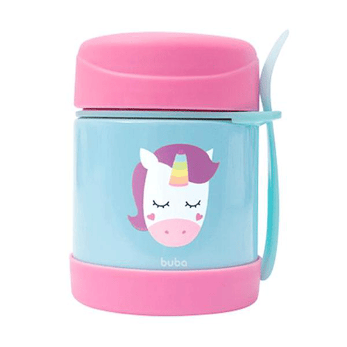 Imagem do produto Pote Térmico Com Garfinho Animal Fun Unicórnio 6M+ Buba