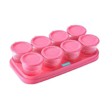 Imagem do produto Potes Para Congelar Papinha Na Bandeja Prep & Fresh Rosa Fisherprice Bb1081