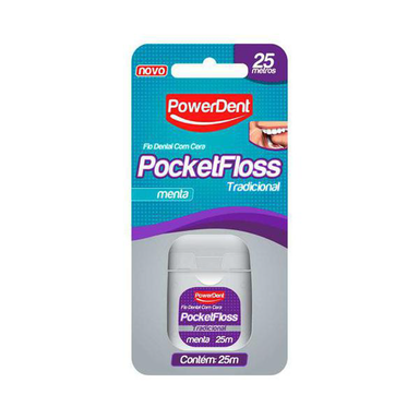 Imagem do produto Power Dent Fio Dental Menta 25M Un