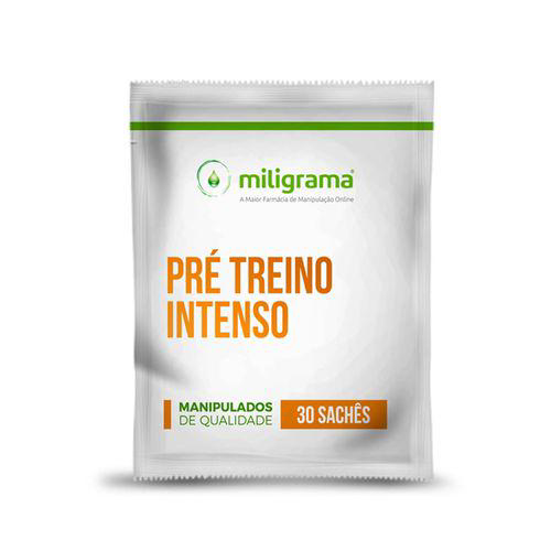 Imagem do produto Pré Treino Intenso 30 Sachês Sabor Laranja
