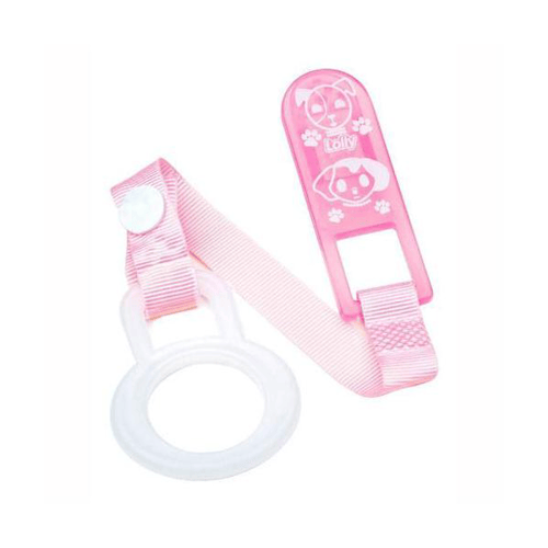 Imagem do produto Prendedor De Chupeta Rosa Lolly