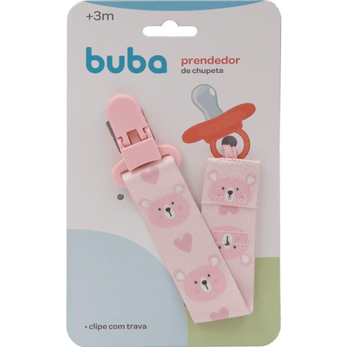 Imagem do produto Prendedor De Chupeta Ursinho Buba
