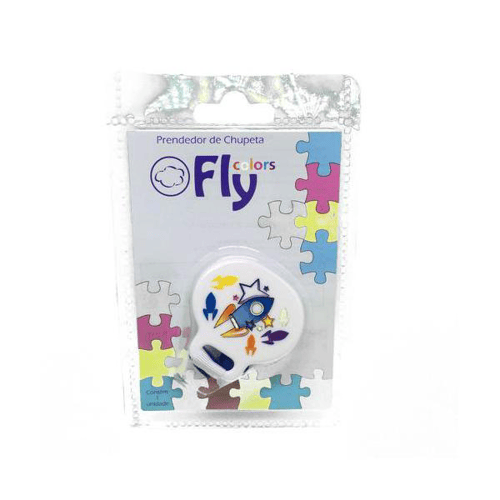 Imagem do produto Prendedor De Chupetas Fly Colors Decorada 1 Unidade