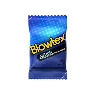 Preservativo Blowtex Action 3 Unidades