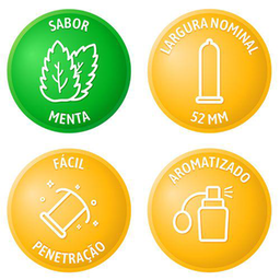 Preservativo Blowtex Sabor Menta 9 Unidades