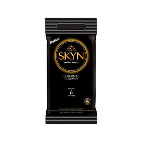 Preservativo Blowtex Skyn Com 6 Unidades - Blowtex Skyn Com 6 Unidades