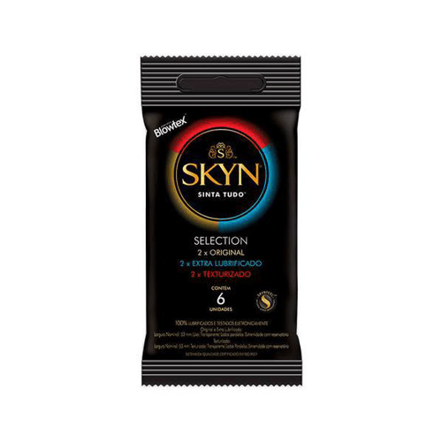 Preservativo Blowtex Skyn Selection Sensação De Usar Nada Com 6 Unidades