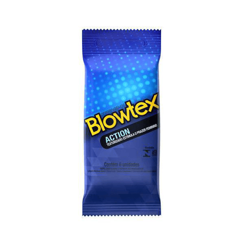 Imagem do produto Preservativo - Blowtex Textura Action Com 6 Unidades