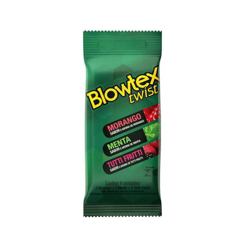 Preservativo - Blowtex Twist Com 6 Unidades