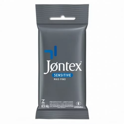 Preservativo - Jontex De Bolso Sensitive C 6 Unidades