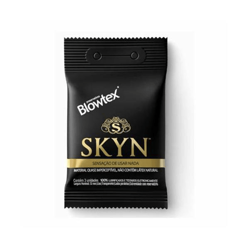 Imagem do produto Preservativo - Lubrificado Blowtex Skyn C 3 Unidades