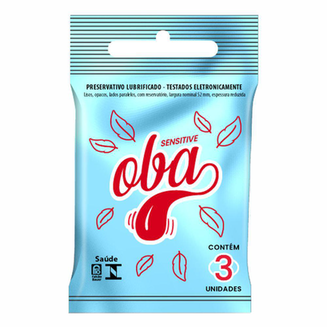 Preservativo Oba Sensitive 3 Unidades