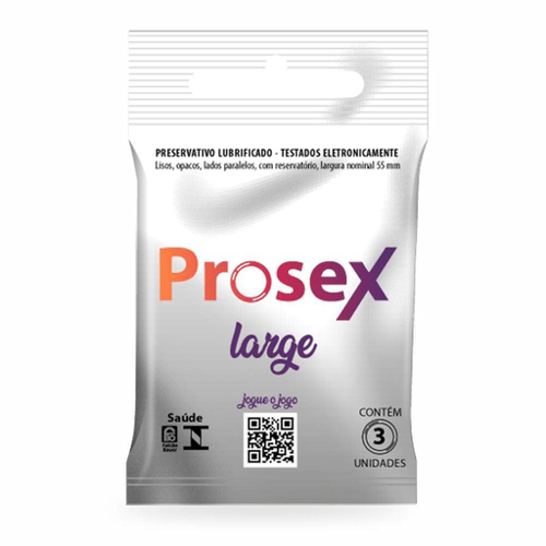Preservativo Prosex Large Premium 3 Unidades