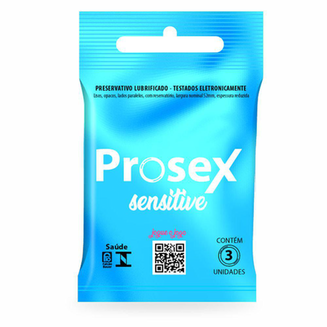 Preservativo Prosex Sensitive Premium 3 Unidades