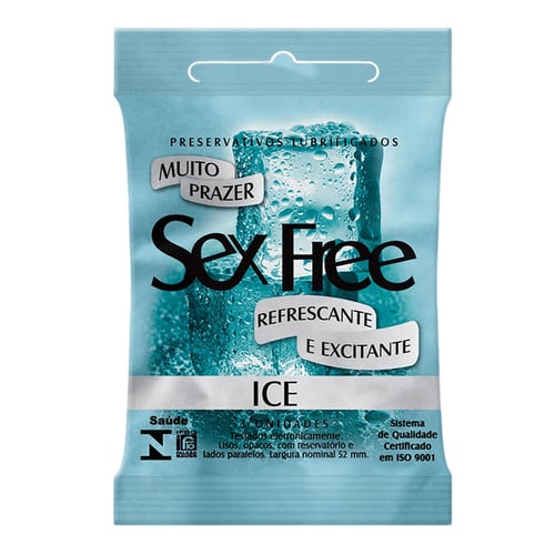 Imagem do produto Preservativo Sex Free Ice Com 3 Unidades