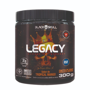 Imagem do produto Prétreino Legacy 300G Black Skull