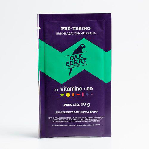 Prétreino Oakberry Açaí Com Guaraná Sachê