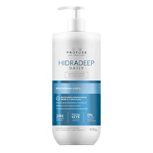 Imagem do produto Creme Hidratante Corpo E Rosto Profuse Hidradeep Daily 400G