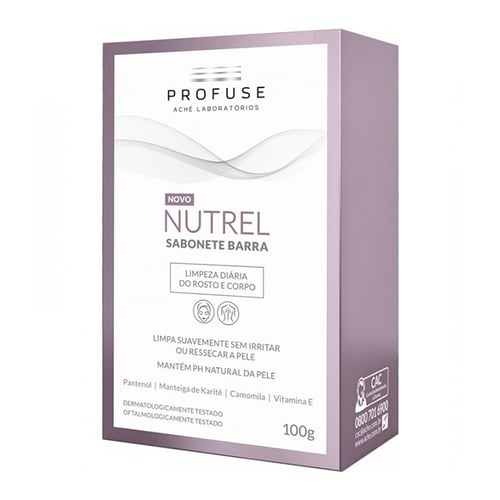 Sabonete Em Barra Facial Profuse Nutrel 100G