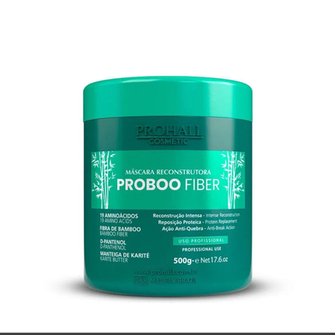 Imagem do produto Prohall Cosmetic Proboo Fiber Máscara Reconstrutora Antiquebra 500G