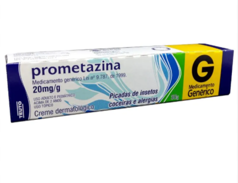 Imagem do produto Prometazina 20Mg/G - 30G Creme Dermatológico Teuto Genérico