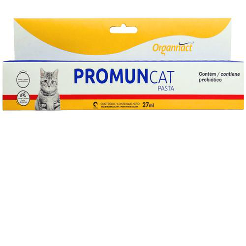 Promun Cat Pasta 27Ml Suplemento Vitamínico Para Gatos Organnact