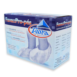 Imagem do produto Propé Simples Tamanho Único 20Gr Branco Com 50 Pares Fava
