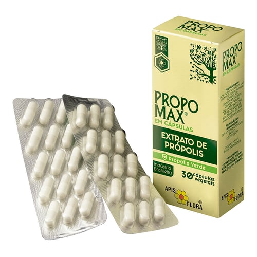 Imagem do produto Propomax Extrato De Própolis Verde Em Cápsulas C/30 Cápsulas