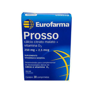 Prosso 250Mg Com 30 Comprimidos