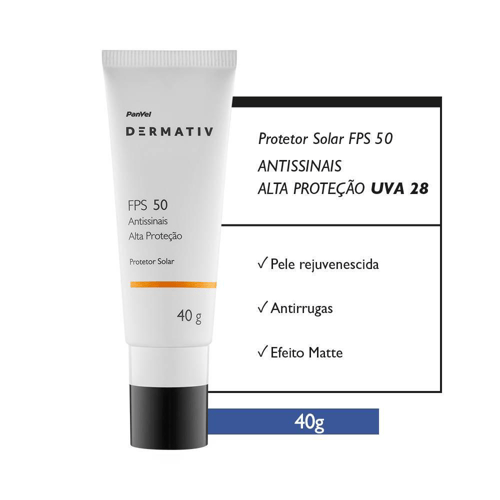 Imagem do produto Prot Sol Fps 50 Panvel Dermativ 40Ml Panvel Farmácias
