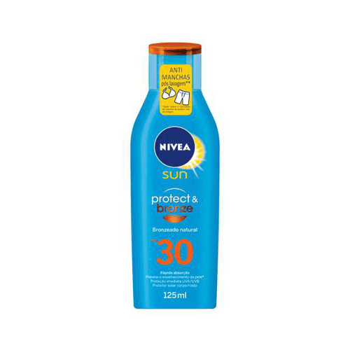 Imagem do produto Protetor Solar Nivea Sun Protect & Bronze Fps 30 125 Ml
