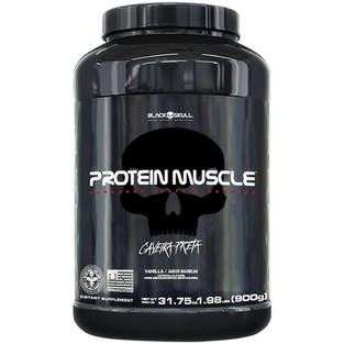 Imagem do produto Protein Muscle Black Skull Baunilha 900G