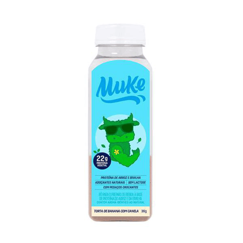 Proteina Muke Vegetal Torta Banana E Canela 36G +Mu Mais Mu