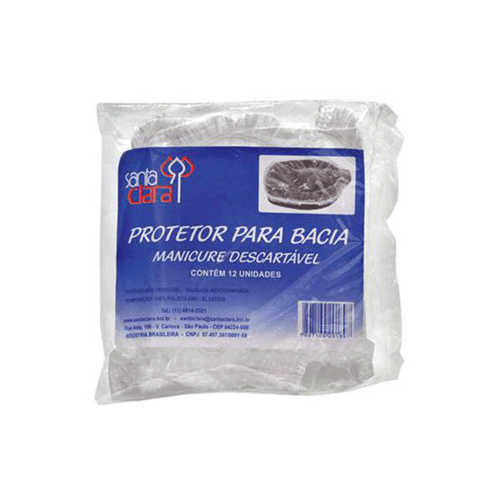 Protetor Bacia Manicure Santa Clara 12Un