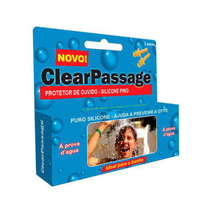 Imagem do produto Protetor De Ouvido Clearpassage Silicone Pino Com 2 Pares