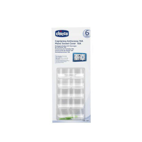 Imagem do produto Protetor De Tomadas 6M+ 10Pçs Chicco Ch5011 Protetor De Tomadas 6M+ 10 Pçs