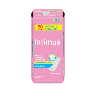 Imagem do produto Protetor Diário Intimus Com Indicador De Troca 80 Unidades 80 Unidades