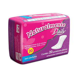 Protetor Diário Naturalmente Daily 20 Unidades