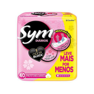 Protetor - Diário Sym Com Perfume Com 40 Unidades