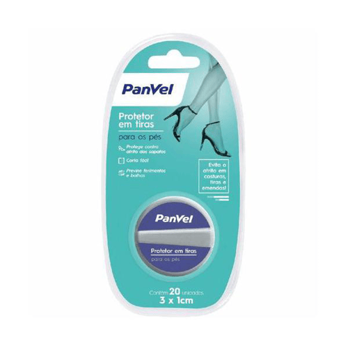 Imagem do produto Protetor Em Tiras Panvel Com 20 Unidades
