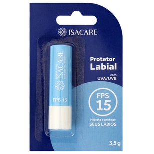 Protetor Labial Isacare Hidrata E Protege Fps15 Sem Sabor