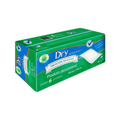 Imagem do produto Protetor Multiuso Dry Economics 80Cm X 150Cm Com 6 Unidades