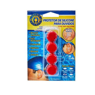 Imagem do produto Protetor Para Ouvidos De Silicone Vermelho Ortho Pauher