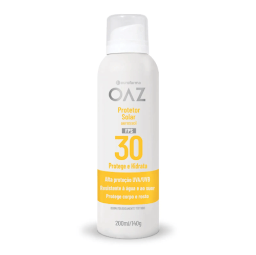 Imagem do produto Protetor Solar Adulto Oaz Fps30 Aerossol Com 200Ml