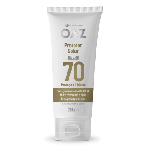 Imagem do produto Protetor Solar Adulto Oaz Fps70 Protege E Hidrata 200Ml