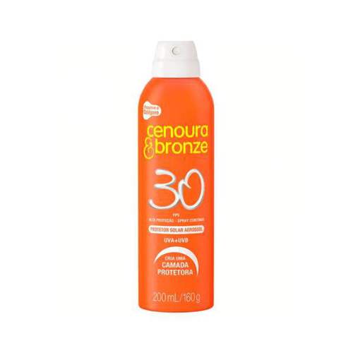 Protetor Solar Aer Cenoura E Bronze Fps30 200Ml