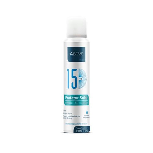 Protetor Solar Aerosol Above Sun Fps15 Com 150 Ml