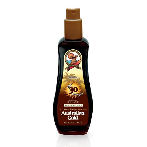 Imagem do produto Protetor - Solar Australian Gold Instant Bronzer Gel Spray Fps 30 125Ml