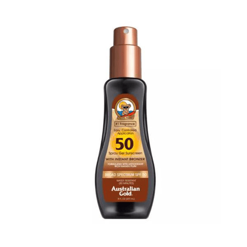 Imagem do produto Protetor Solar Corporal Gel Spray Australian Gold White Insta Bronzer Fps50 125G