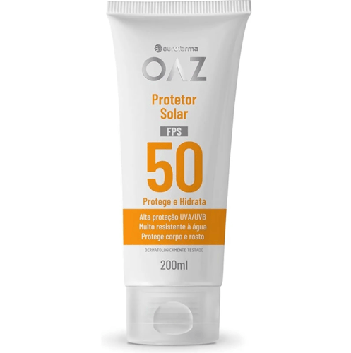 Imagem do produto Protetor Solar Corporal Oaz Fps50 Protege E Hidrata Loção 200Ml